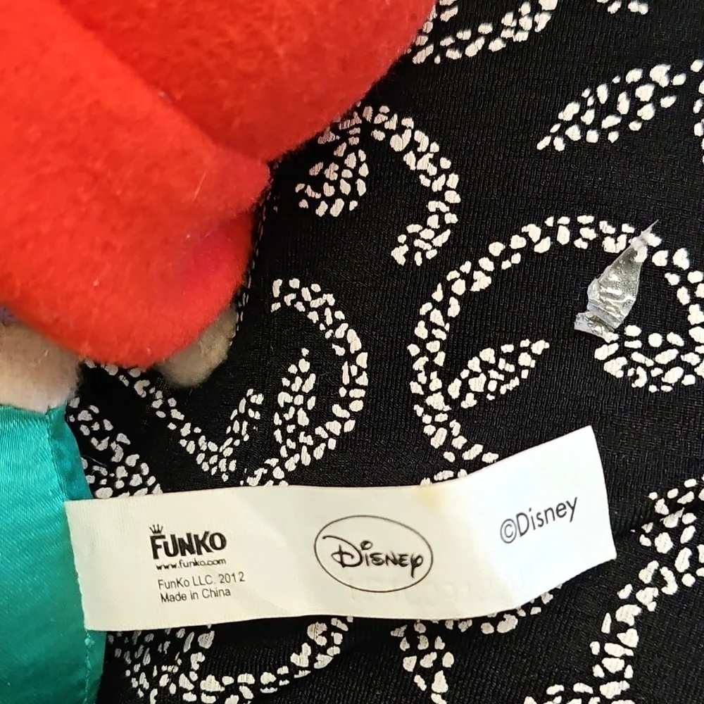 Funko Red-Haired Mermaid Plush with Purple Top and Green Tail